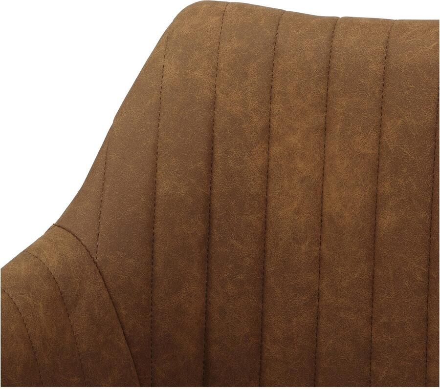 Home affaire Eetkamerstoel Naples TOPSELLER! OTTOs keuze Draaisteel met 360 graden draaifunctie hoogwaardige materialen onderhoudsvriendelijk (set 2 stuks) - Foto 3