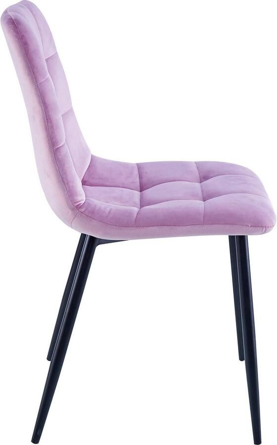 Home affaire Eetkamerstoel Parma Bekleding in fluwelen stof keukenstoel (set 2 stuks) - Foto 8