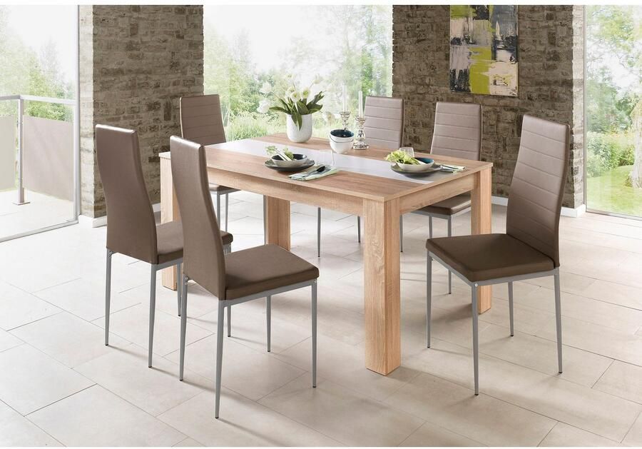 Home affaire Eettafel Pluto Inlegblad keerbaar - Foto 3