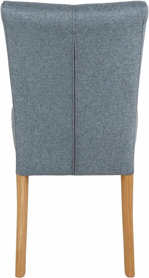 Home affaire Eetkamerstoel Queen Polsterstoel BESTSELLER verschillende type bekleding massief houten onderstel (set) - Foto 5