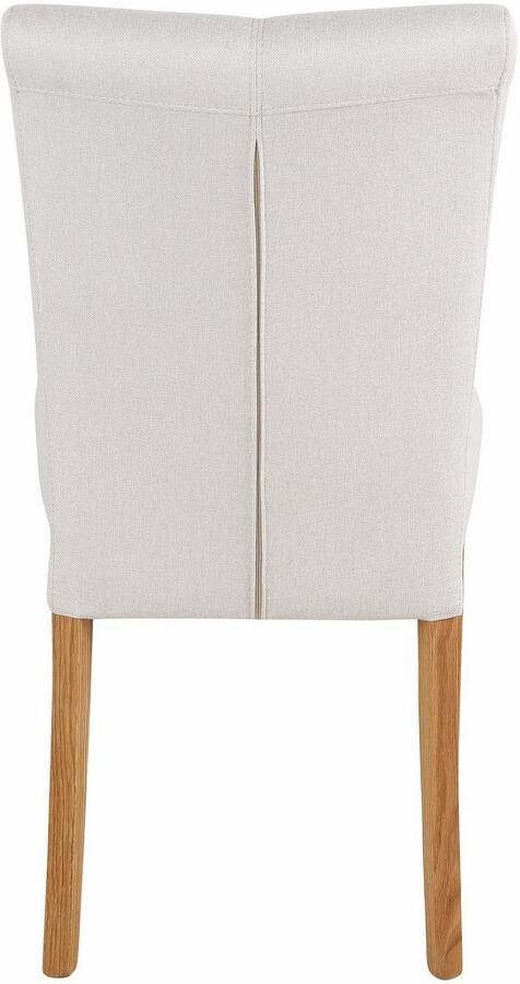 Home affaire Eetkamerstoel Queen Polsterstoel BESTSELLER verschillende type bekleding massief houten onderstel (set) - Foto 5