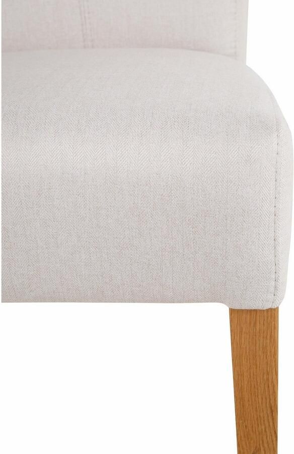 Home affaire Eetkamerstoel Queen Polsterstoel BESTSELLER verschillende type bekleding massief houten onderstel (set) - Foto 3