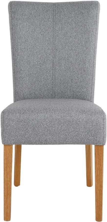 Home affaire Eetkamerstoel Queen Polsterstoel BESTSELLER verschillende type bekleding massief houten onderstel (set) - Foto 9