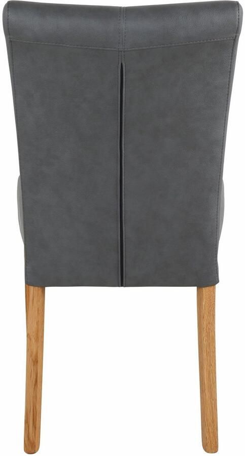 Home affaire Eetkamerstoel Queen Polsterstoel BESTSELLER verschillende type bekleding massief houten onderstel (set) - Foto 5