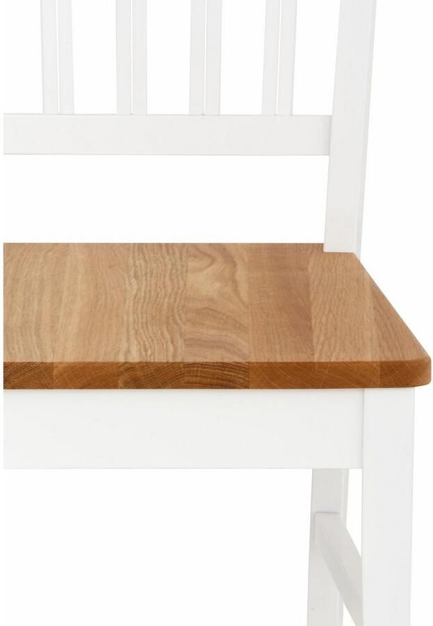 Home affaire Eetkamerstoel Ruanda houten stoel in sets van 2 4 of 6 keukenstoel (set) - Foto 3