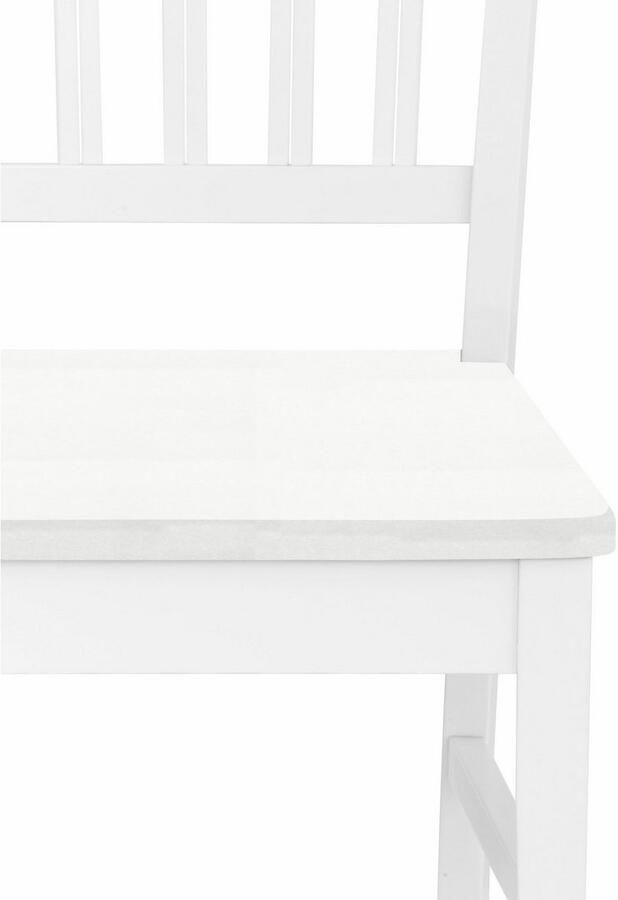 Home affaire Eetkamerstoel Ruanda houten stoel in sets van 2 4 of 6 keukenstoel (set) - Foto 3