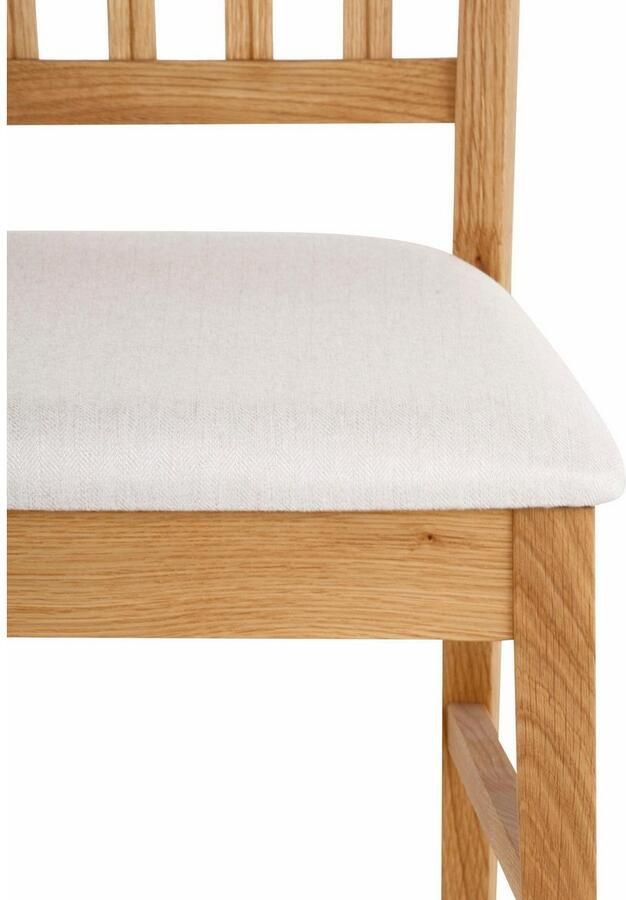 Home affaire Eetkamerstoel Ruanda keukenstoel TOPSELLER in set van 2 4 of 6 houten stoel (set) - Foto 3