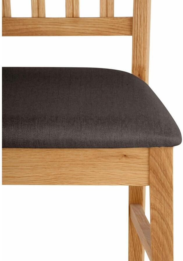 Home affaire Eetkamerstoel Ruanda keukenstoel TOPSELLER in set van 2 4 of 6 houten stoel (set) - Foto 3