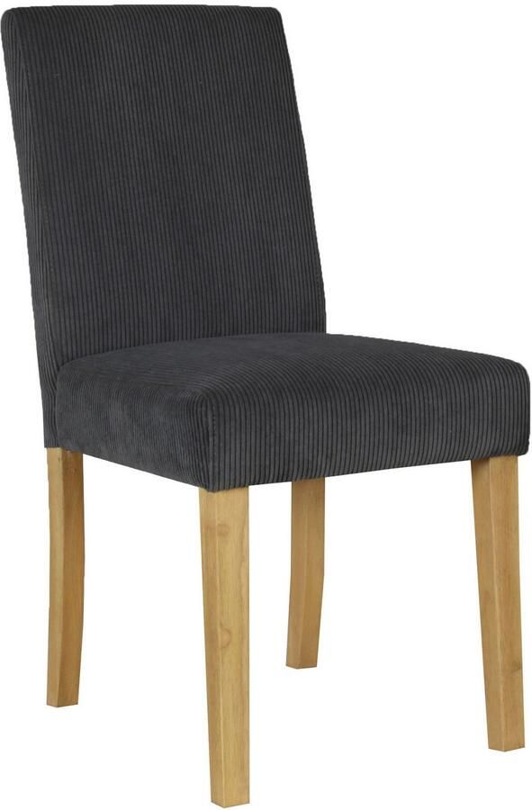 Home affaire Eetkamerstoel Winikon TOPSELLER! OTTOs Choice Massief houten frame moderne cordstof comfortabel gepolsterd (set) - Foto 7