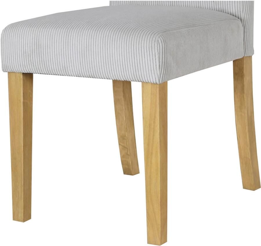 Home affaire Eetkamerstoel Winikon TOPSELLER! OTTOs Choice Massief houten frame moderne cordstof comfortabel gepolsterd (set)