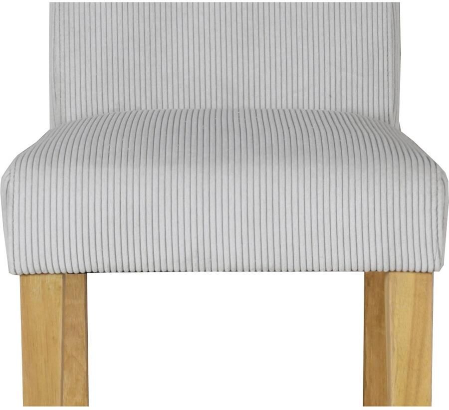 Home affaire Eetkamerstoel Winikon TOPSELLER! OTTOs Choice Massief houten frame moderne cordstof comfortabel gepolsterd (set) - Foto 2