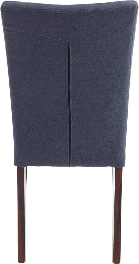 Home affaire Eetkamerstoel Zena Frame van massief hout gestoffeerde stoel eetkamer bestseller (set 2 stuks) - Foto 5