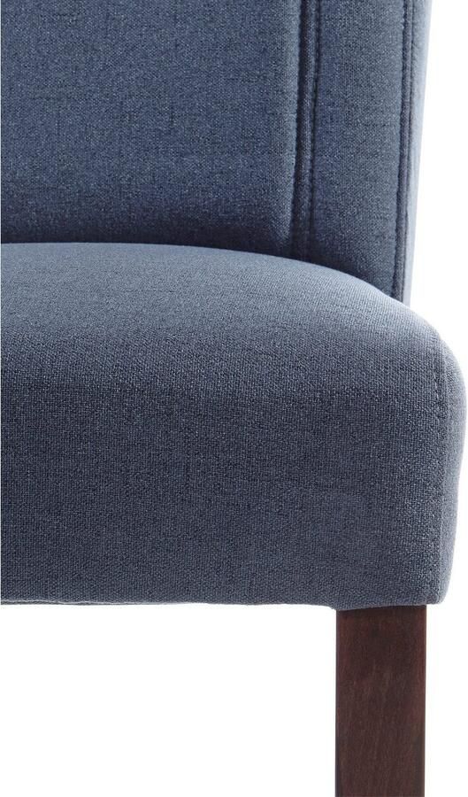 Home affaire Eetkamerstoel Zena Frame van massief hout gestoffeerde stoel eetkamer bestseller (set 2 stuks) - Foto 4