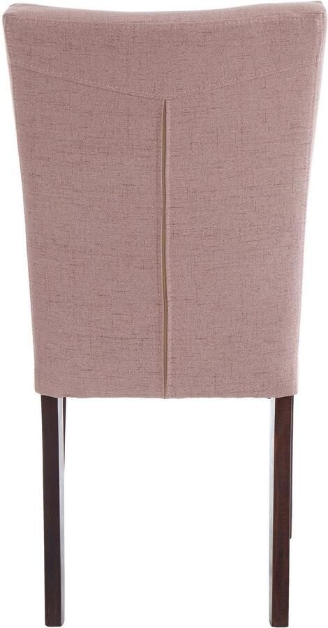 Home affaire Eetkamerstoel Zena Frame van massief hout gestoffeerde stoel eetkamer bestseller (set 2 stuks) - Foto 6