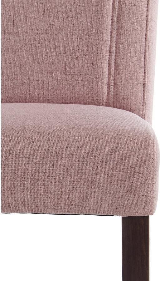 Home affaire Eetkamerstoel Zena Frame van massief hout gestoffeerde stoel eetkamer bestseller (set 2 stuks) - Foto 5