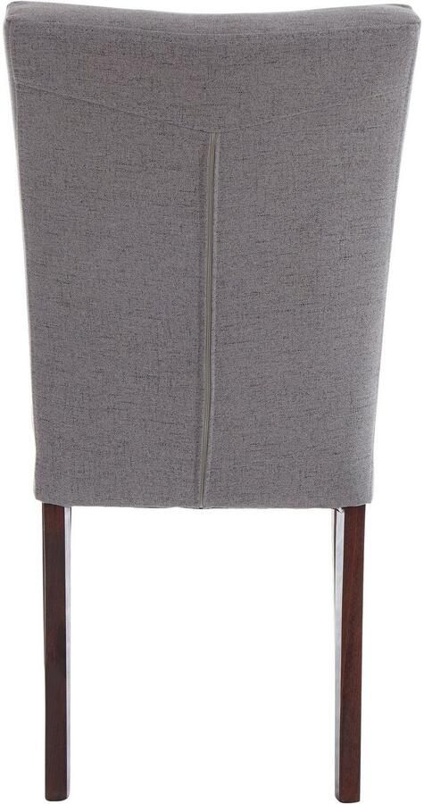 Home affaire Eetkamerstoel Zena Frame van massief hout gestoffeerde stoel eetkamer bestseller (set 2 stuks) - Foto 6