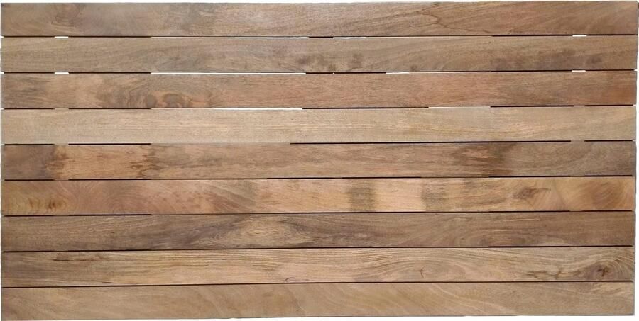 Artistiq Living Artistiq Eettafel Alieke Met zilveren U-poot Mangohout 180 x 100cm Naturel - Foto 11