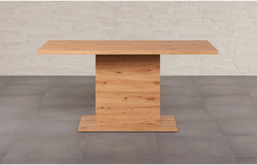 Home affaire Eettafel Ambres Zuilentafel geschikt voor 6 personen (B D H) 160 80 76 cm