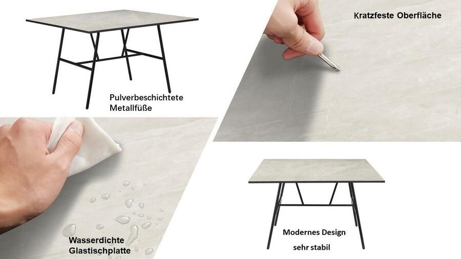 Home affaire Eettafel Anwar BESTSELLER! OTTOs keuze met melamineharscoating in verschillende maten - Foto 6