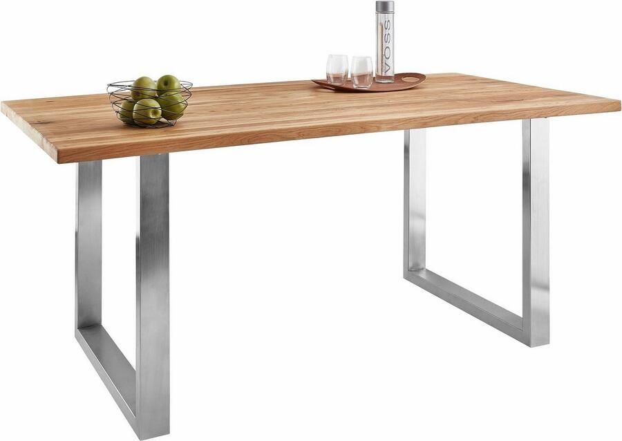 Home affaire Eettafel Brooklyn van massief wildeiken - Foto 2