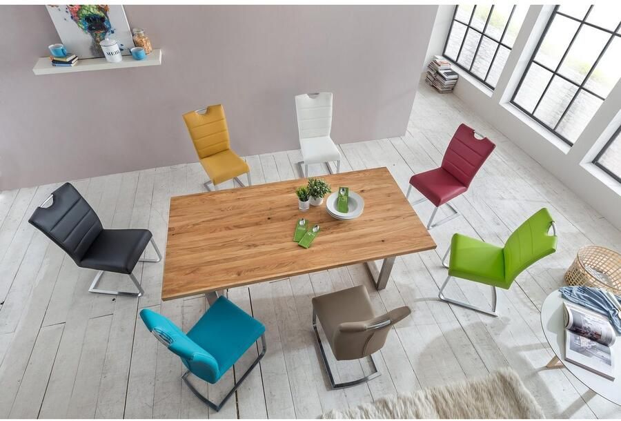 Home affaire Eettafel Brooklyn van massief wildeiken - Foto 4