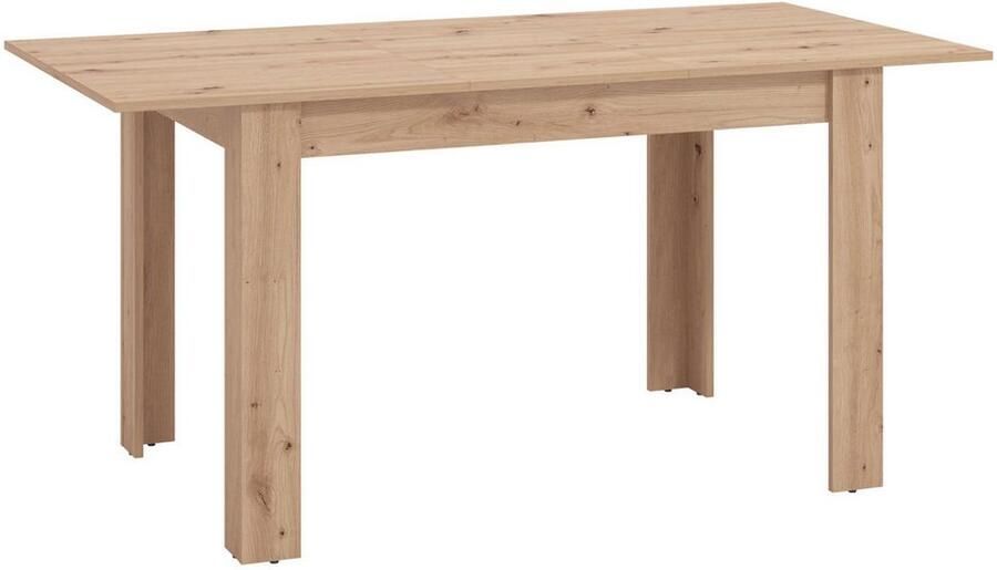 Home affaire Eettafel Hamar eettafel 120x80 Wit of Eiken Houten Keukentafel - Foto 2