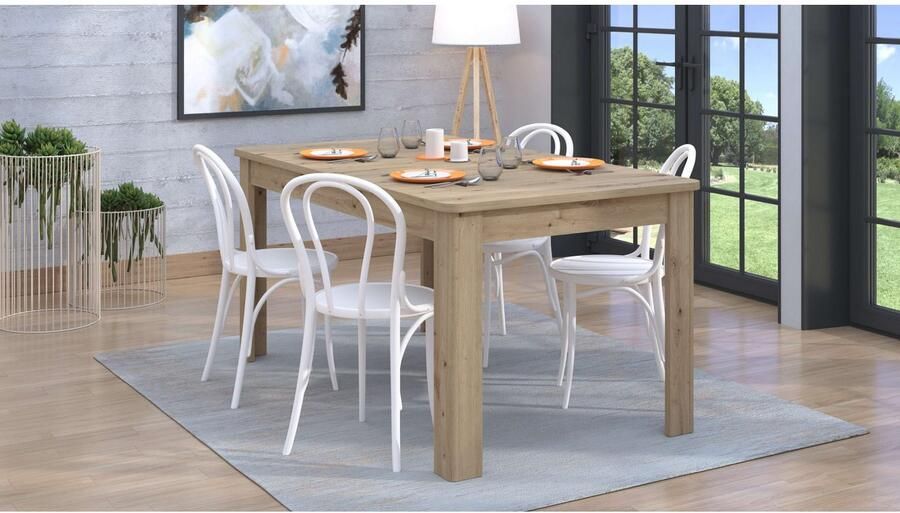 Home affaire Eettafel Jersey 160 cm uitschuifbaar tafelblad tot 200 cm in verschillende moderne kleuren voor een moderne keuken - Foto 4