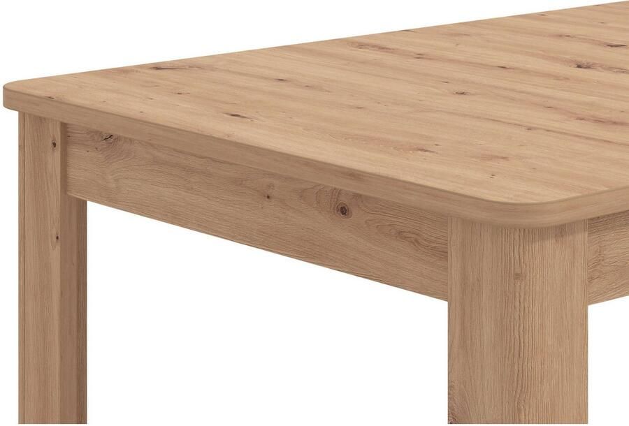 Home affaire Eettafel Jersey 160 cm uitschuifbaar tafelblad tot 200 cm in verschillende moderne kleuren voor een moderne keuken