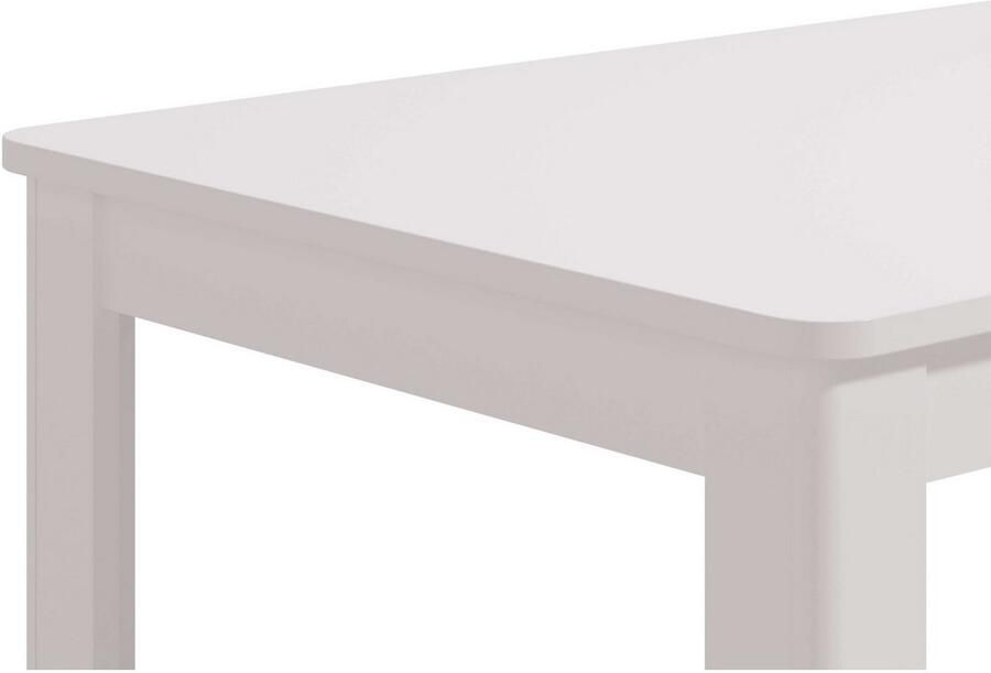 Home affaire Eettafel Jersey 160 cm uitschuifbaar tafelblad tot 200 cm in verschillende moderne kleuren voor een moderne keuken