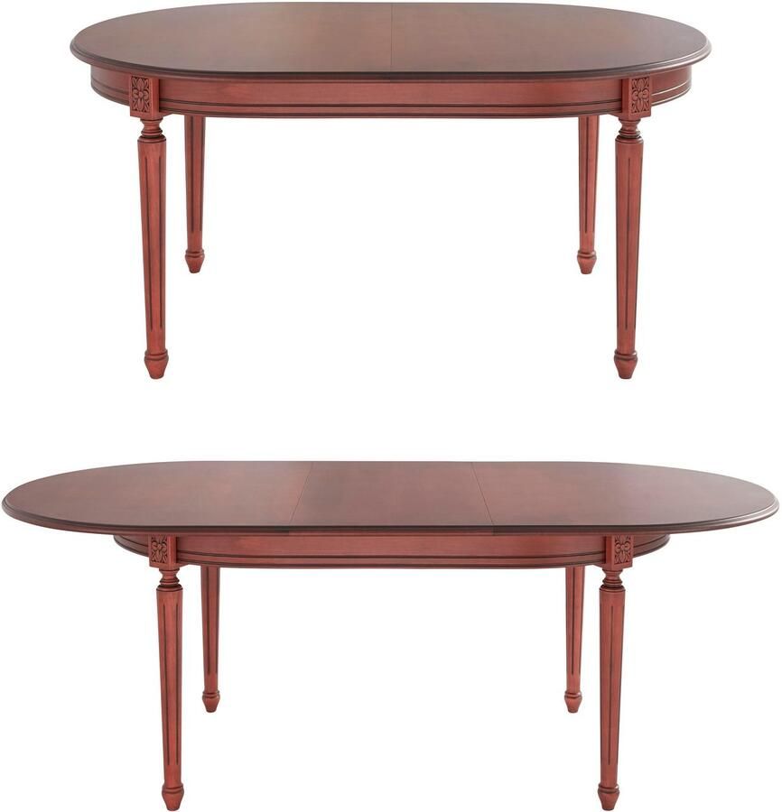 Home affaire Eettafel Luigi Breedte 166-216 cm naturel wit - Foto 2