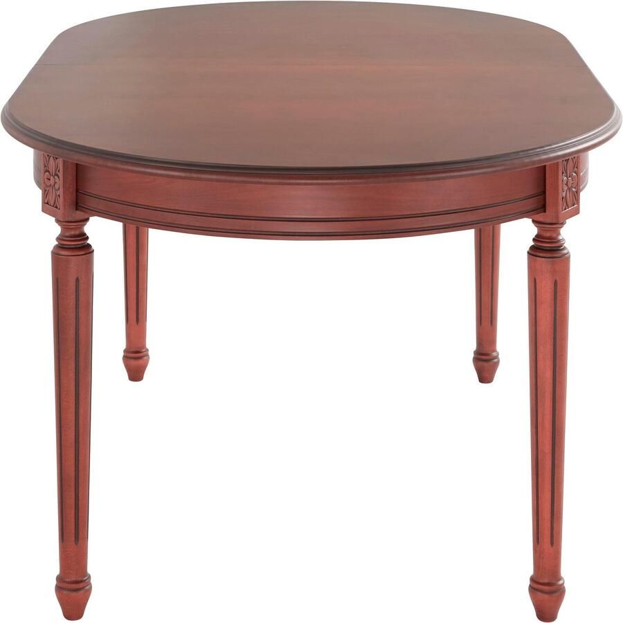 Home affaire Eettafel Luigi Breedte 166-216 cm naturel wit