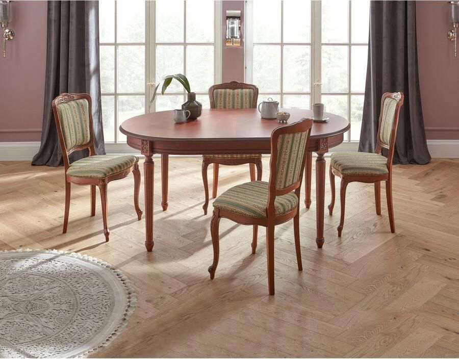 Home affaire Eettafel Luigi Breedte 166-216 cm naturel wit - Foto 4