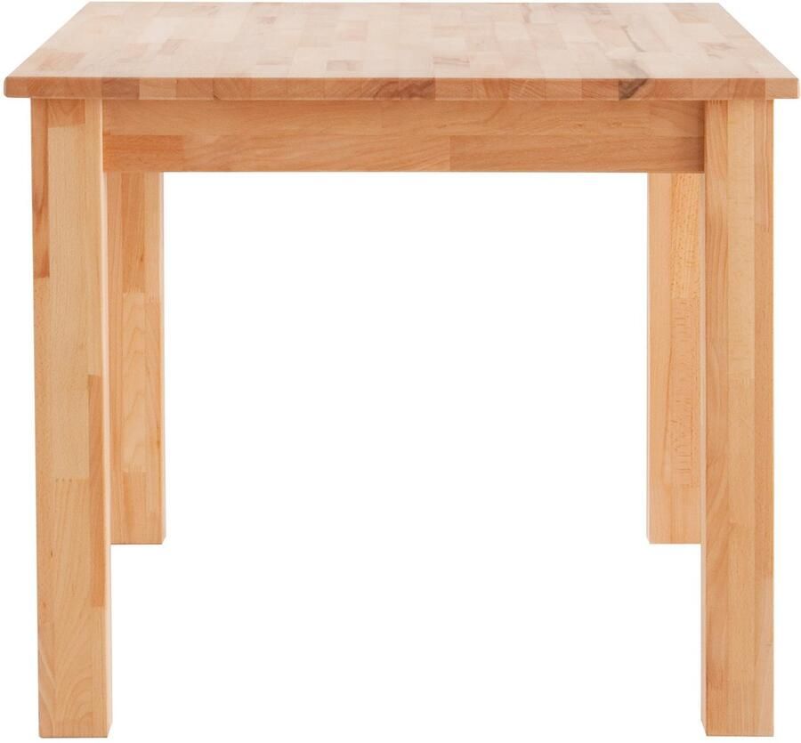 Home affaire Eettafel Lukas optioneel gemaakt van massief eiken of beuken