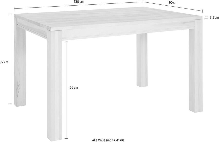 Home affaire Eettafel Madison Breedte 130 of 150 cm - Foto 5