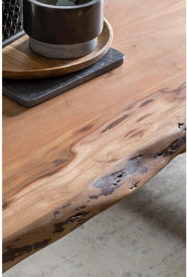 Home affaire Eettafel Manhattan met a-vormig metalen frame