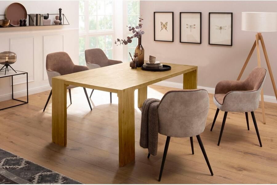 Home affaire Eettafel Marbella van massief acaciahout in verschillende tafelgrootten - Foto 2