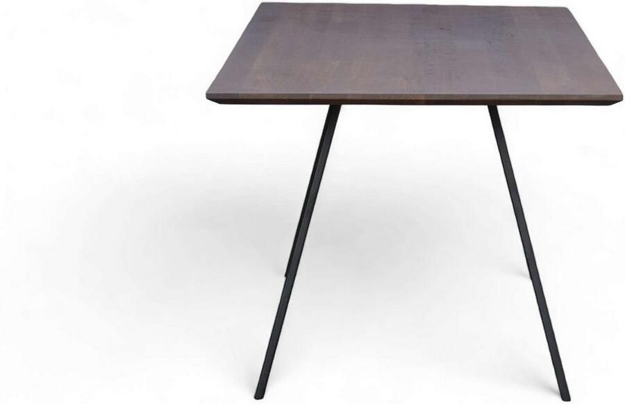Home affaire Eettafel Reidigen keukentafel A-vorm metalen frame massief gewild eikenhout geolied - Foto 3