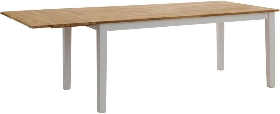 Home affaire Eettafel Samba houten tafel landhuis keuken bestseller van massief beukenhout 140 cm of 180 cm verlengbaar - Foto 3