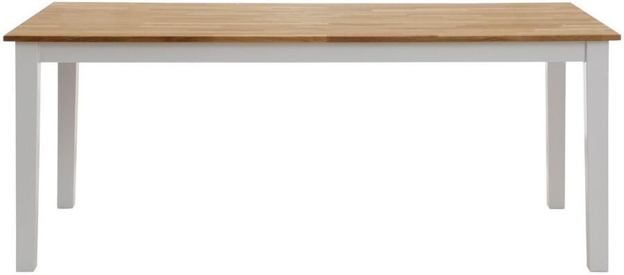 Home affaire Eettafel Samba houten tafel landhuis keuken bestseller van massief beukenhout 140 cm of 180 cm verlengbaar - Foto 2