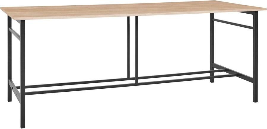 Home affaire Eettafel Sare met echt houtfineer van eiken