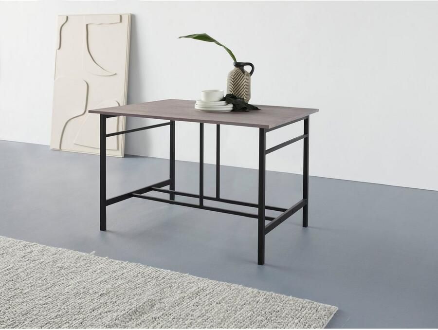 Home affaire Eettafel Sare met echt houtfineer van eiken - Foto 4