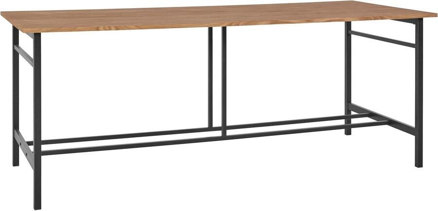 Home affaire Eettafel Sare met echt houtfineer van eiken