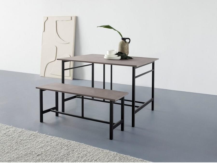 Home affaire Eettafel Sare met echt houtfineer van eiken - Foto 5