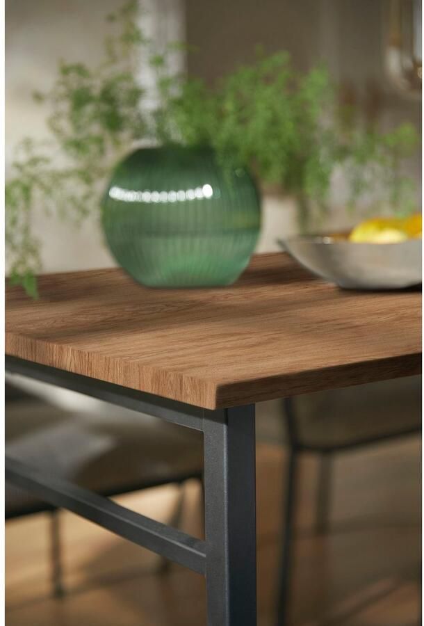 Home affaire Eettafel Sare met echt houtfineer van eiken - Foto 7