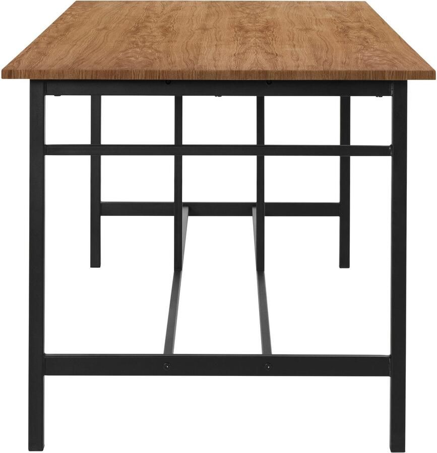 Home affaire Eettafel Sare met echt houtfineer van eiken - Foto 2