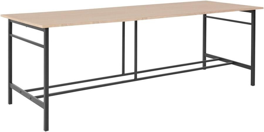 Home affaire Eettafel Sare met echt houtfineer van eiken - Foto 4