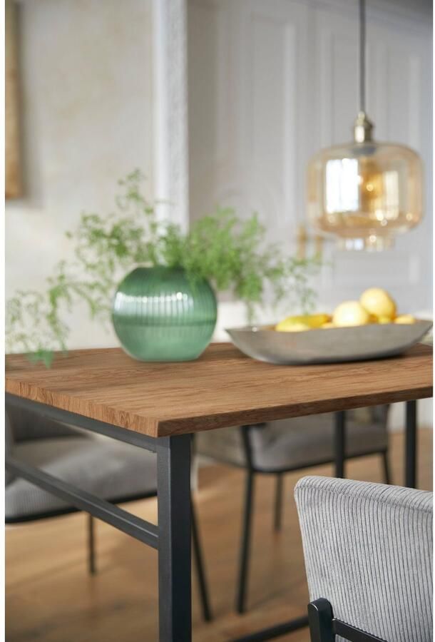 Home affaire Eettafel Sare met echt houtfineer van eiken - Foto 8