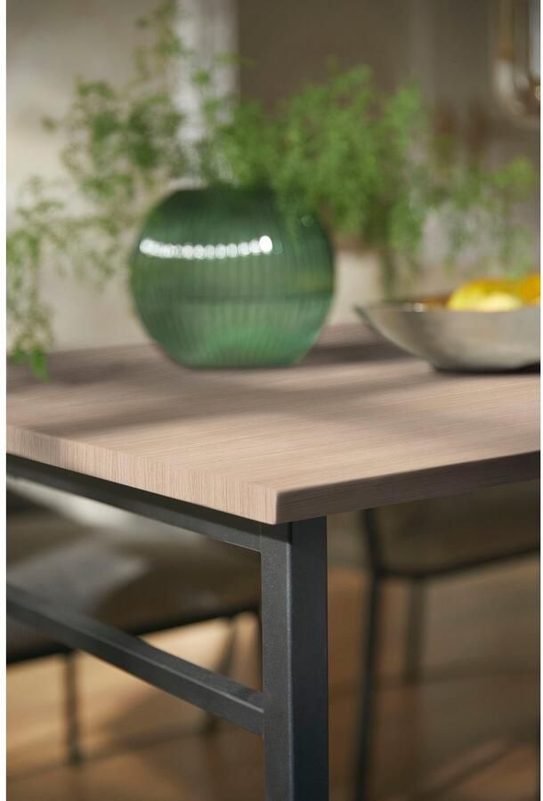 Home affaire Eettafel Sare met echt houtfineer van eiken - Foto 7