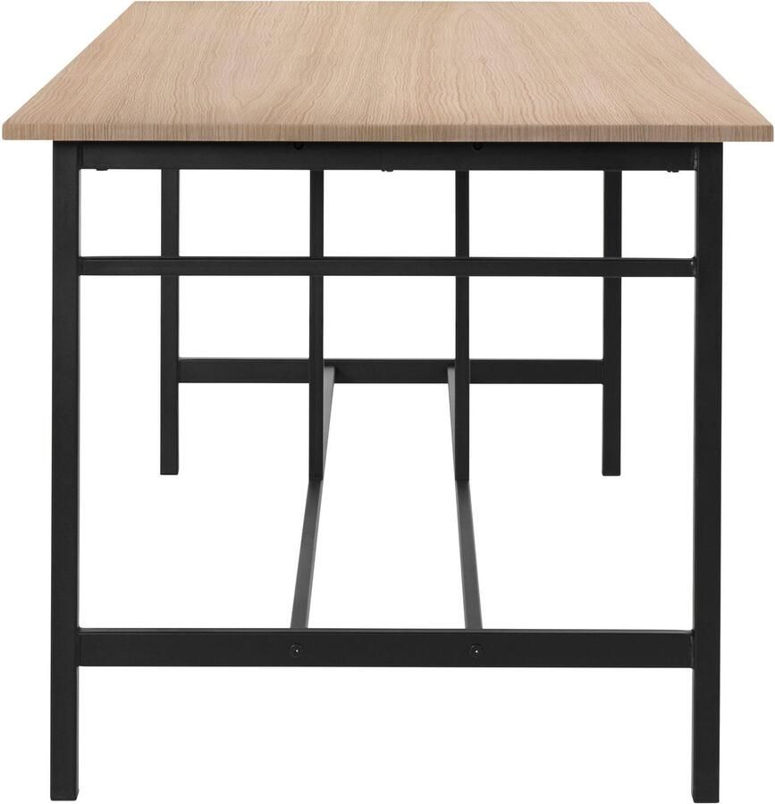 Home affaire Eettafel Sare met echt houtfineer van eiken - Foto 2