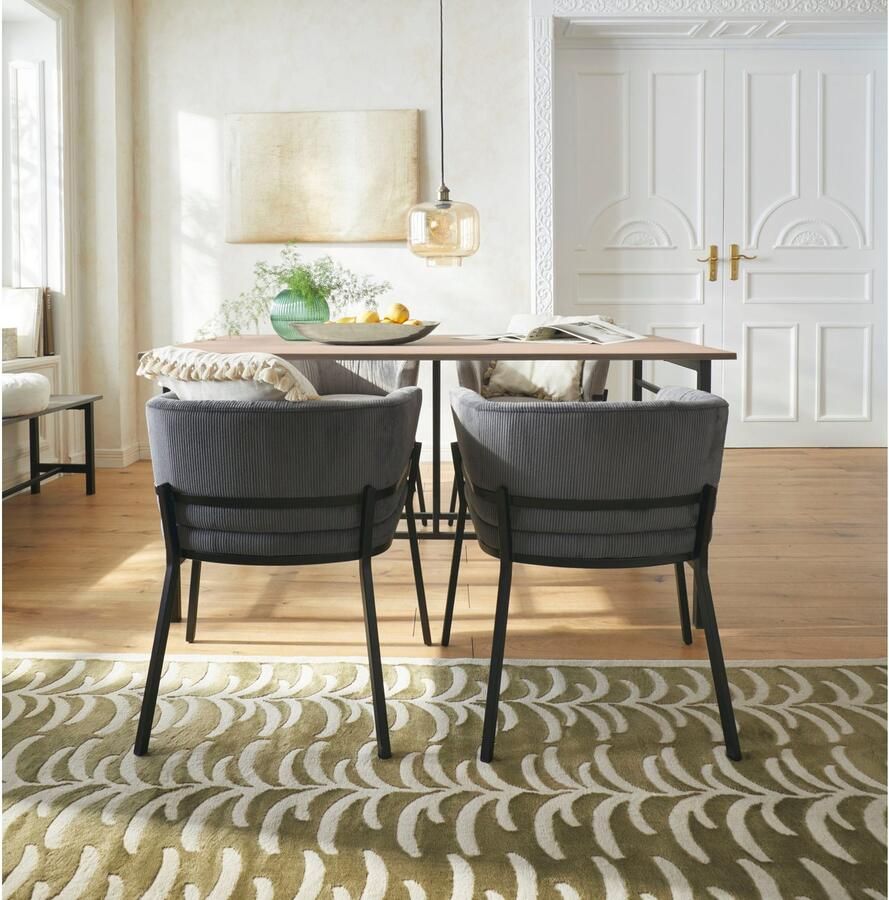 Home affaire Eettafel Sare met echt houtfineer van eiken